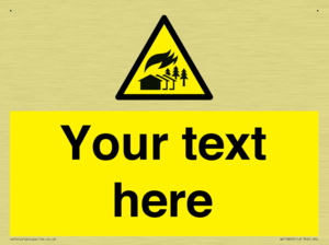 Custom Warning: Large scale fire zone